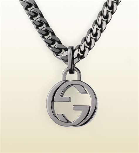 gucci interlocking g necklace|gucci interlocking g silver pendant.